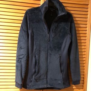 Woman’s Mountain HARD WEAR front zippered jacket, previously worn.
